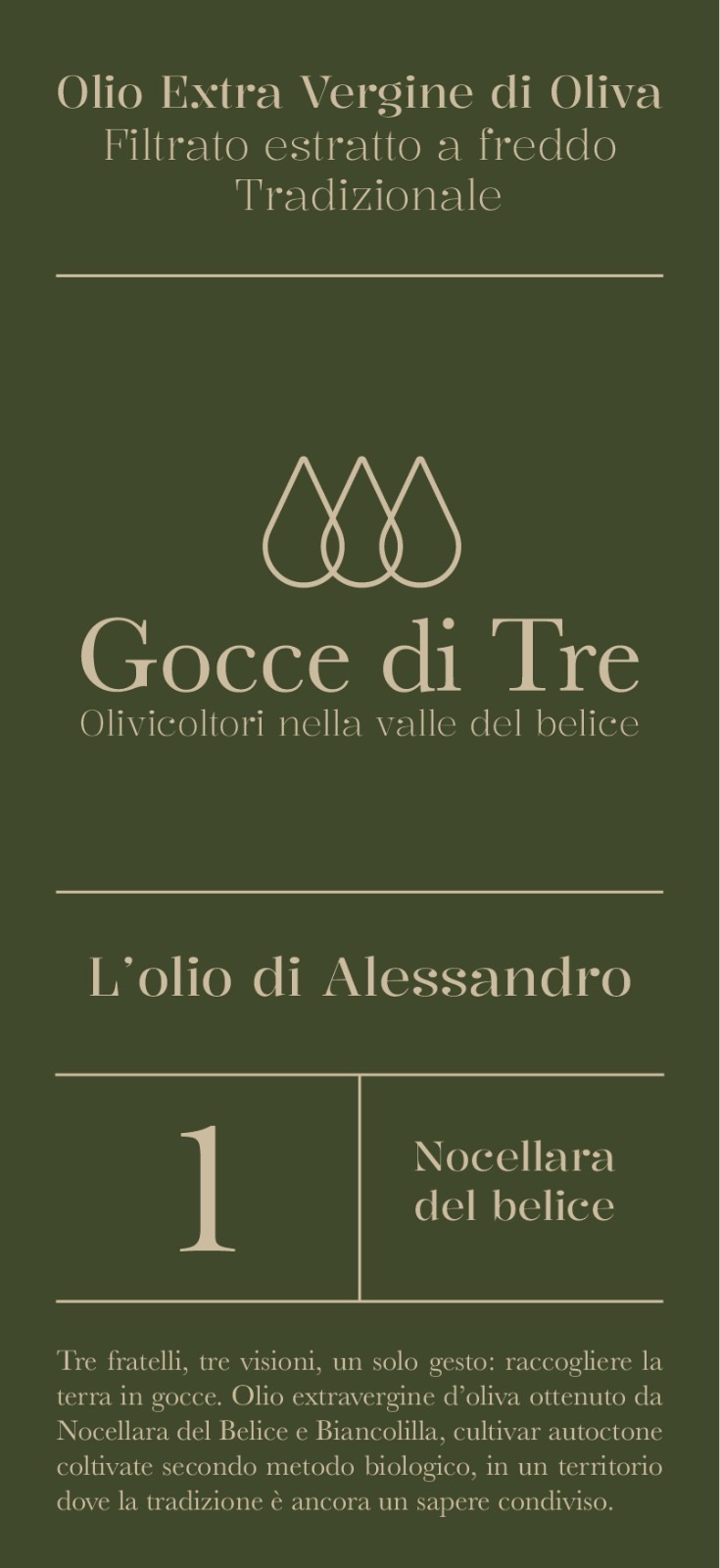 Olio Nocellara del Belice